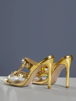 Shoes*Mew Mews Fashion Adamma Rhinestone Sandals