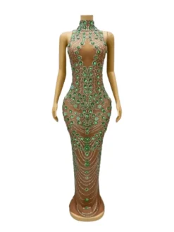 Embellishment|Dresses*Embellishment Ahava Rhinestone Embellished Maxi Dress