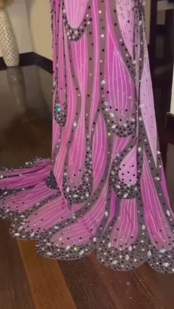 Embellishment|Dresses*Embellishment Aidan Butterfly Rhinestone Split Maxi Dress