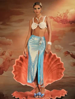 Beaded Wear|Tops*Mew Mews Fashion O/S Akemi Pearl Beaded Bralette