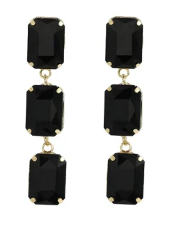 Earrings*Mew Mews Fashion Alcott Crystal Gem Drap Earrings