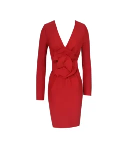 Dresses|Mini Dresses*Mew Mews Fashion Bertilde V Neck Flower Mini Dress