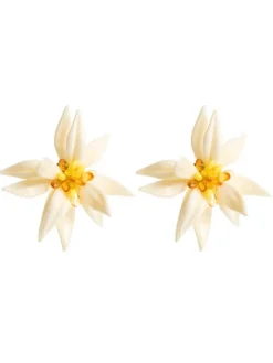 Earrings*Mew Mews Fashion Bexiron Rhinestone Flower Earrings