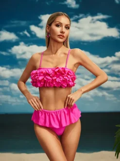 Bikini Sets|Swimwear*Mew Mews Fashion Beyza Flounce Bikini Two Piece Set