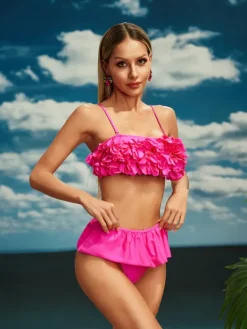 Bikini Sets|Swimwear*Mew Mews Fashion Beyza Flounce Bikini Two Piece Set