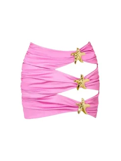 Bikini Sets|Swimwear*Mew Mews Fashion Bhavya Starfish Swimwear Two Piece Set In Pink