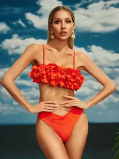 Bikini Sets|Swimwear*Mew Mews Fashion Bimala Spaghetti Bikini Two Piece Set