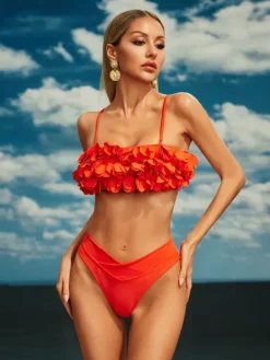 Bikini Sets|Swimwear*Mew Mews Fashion Bimala Spaghetti Bikini Two Piece Set