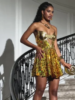 Embellishment|Dresses*Embellishment Caemlyn Strapless Sequin Mini Dress
