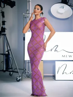 Embellishment|Dresses*Embellishment Cherish Sleeveless Crystal Maxi Dress