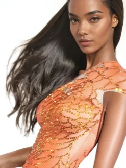 Dresses|Mini Dresses*Jiu Bajia O/S Clauda One Shoulder Rhinestone Mini Dress