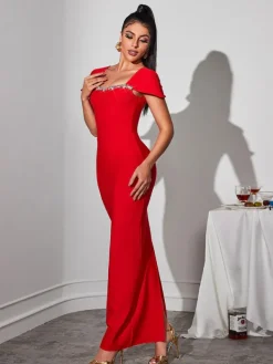 Dresses|Maxi Dresses*Bandage Corliss Rhinestone Maxi Dress