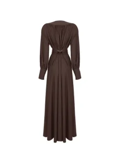 Dresses|Maxi Dresses*Mew Mews Fashion Cosmo V Neck Belted Maxi Dress