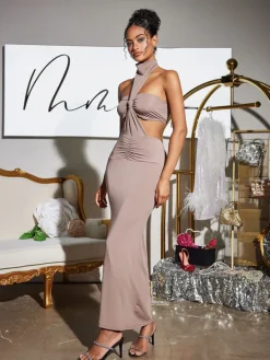 Sets & Co-ords*Mew Mews Fashion Crisoda Turtleneck Ruched Skirt Set