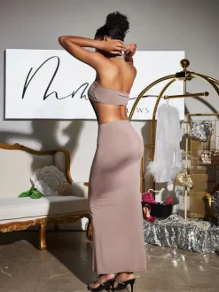 Sets & Co-ords*Mew Mews Fashion Crisoda Turtleneck Ruched Skirt Set
