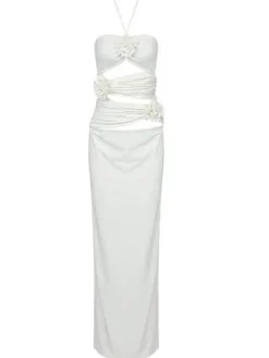 Dresses|Midi Dresses*Mew Mews Fashion Dorcas Halterneck Cutout Midi Dress