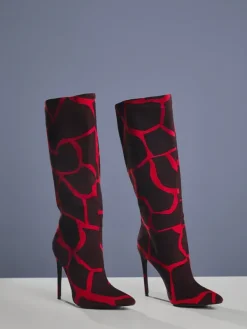 Shoes*Mew Mews Fashion Dunstan Printed Boots
