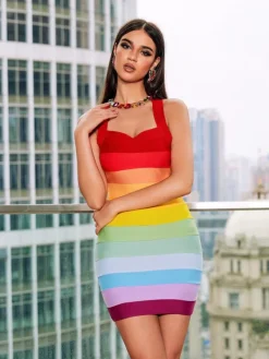 Dresses|Mini Dresses*Bandage Eckstein Mini Dress