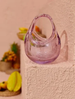 Bags*Mew Mews Fashion Elvira Pink Glass Bag