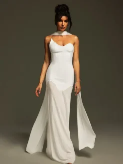 Dresses|Maxi Dresses*Bandage Emine Strapless Draped Maxi Dress