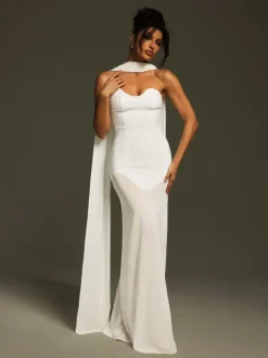 Dresses|Maxi Dresses*Bandage Emine Strapless Draped Maxi Dress