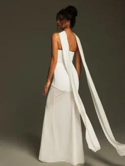 Dresses|Maxi Dresses*Bandage Emine Strapless Draped Maxi Dress