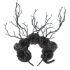 Headwear*Mew Mews Fashion Fanchon Ram Flower Headband