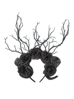 Headwear*Mew Mews Fashion Fanchon Ram Flower Headband