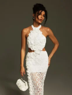 Maxi Dresses|Dresses*Bandage Festus Halterneck Cutout Maxi Dress