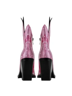 Shoes*Mew Mews Fashion Freidier Fire Crystal Boots