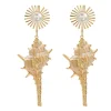Earrings*Mew Mews Fashion Hoshi Pearl Conch Earrings