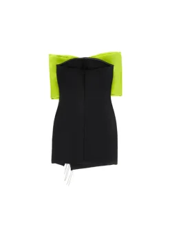 Dresses|Mini Dresses*Mew Mews Fashion Idony Strapless Bow Crystal Fringe Mini Dress