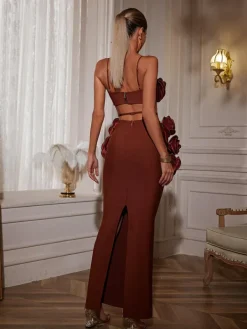 Dresses*Bandage Irma Flower Skirt Set