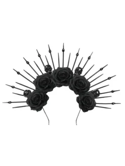 Headwear*Mew Mews Fashion Isandro Flower Skull Crown