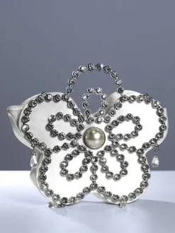 Bags*Mew Mews Fashion Jasleen Crystal Butterfly Bag