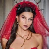 Headwear*Mew Mews Fashion Jephthah Mesh Veil