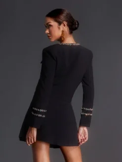 Sets & Co-ords*Mew Mews Fashion Keelia Long Sleeve Rhinestone Skirt Set