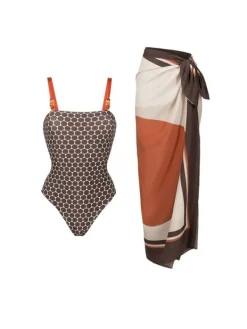 Bikini Sets*Mew Mews Fashion Keri Dot Printed Swimwear Two Piece Set