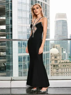 Dresses|Maxi Dresses*Bandage Kylo Crystal Maxi Dress