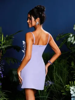 Dresses|Mini Dresses*Mew Mews Fashion Lameez Spaghetti Butterfly Mini Dress