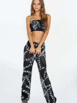Sets & Co-ords*Mew Mews Fashion Latika Rhinestone Mesh Pants Set