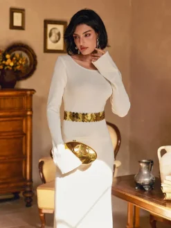 Dresses|Maxi Dresses*Mew Mews Fashion Laurance Backless Lace Up Maxi Dress