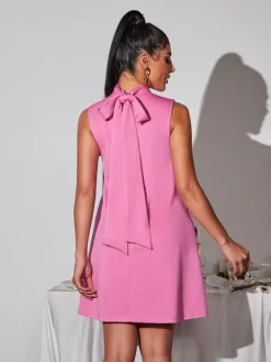 Dresses|Mini Dresses*Mew Mews Fashion Liluri Sleeveless Flower Mini Dress