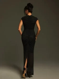Dresses|Maxi Dresses*Mew Mews Fashion Liserre Ruched Cutout Draped Maxi Dress