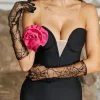 Gloves*Mew Mews Fashion Litza Cobweb Lace Mesh Gloves