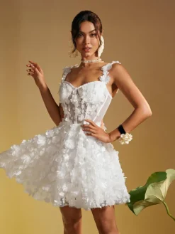 Dresses|Mini Dresses*Mew Mews Fashion Magni Spaghetti Flower Mini Dress