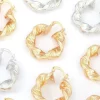 Earrings*Mew Mews Fashion Maia Chunky Twist Hoop Earrings