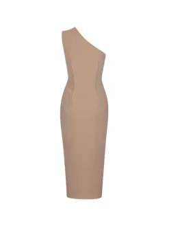 Midi Dresses|Dresses*Bandage Maya One Shoulder Dress In Nude