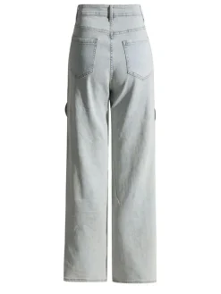 Pants & Shorts*Mew Mews Fashion Mehetabel Cutout Denim Pants In Light Blue