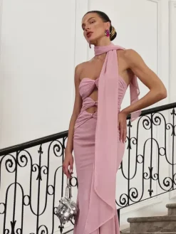 Dresses|Maxi Dresses*Mew Mews Fashion Miette Strapless Ruched Cutout Maxi Dress